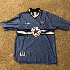 Classic 90s Newcastle United jersey
